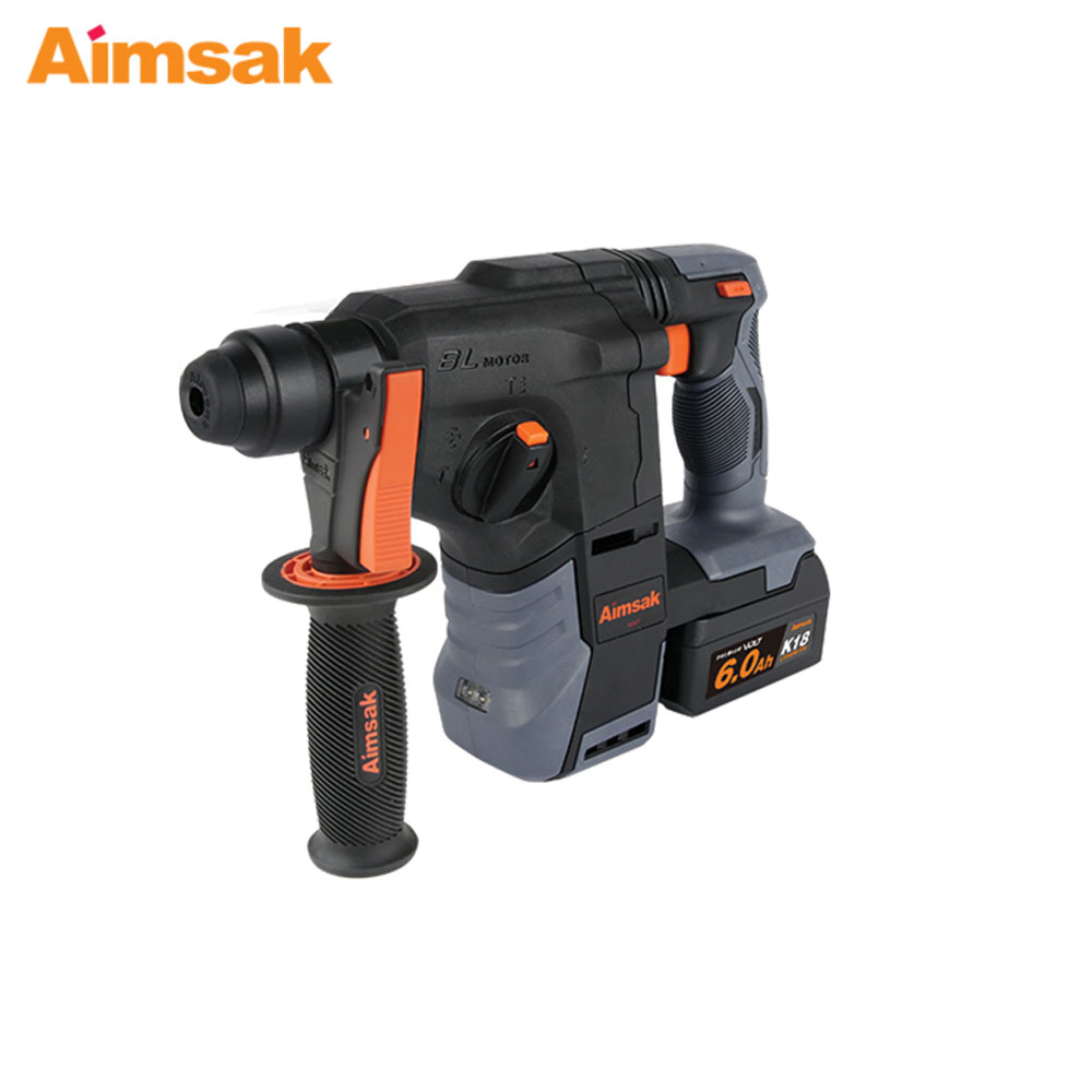 아임삭 SDS-PLUS 브러시리스모터 충전로터리함마드릴 18V 6.0Ah BL18RH706
