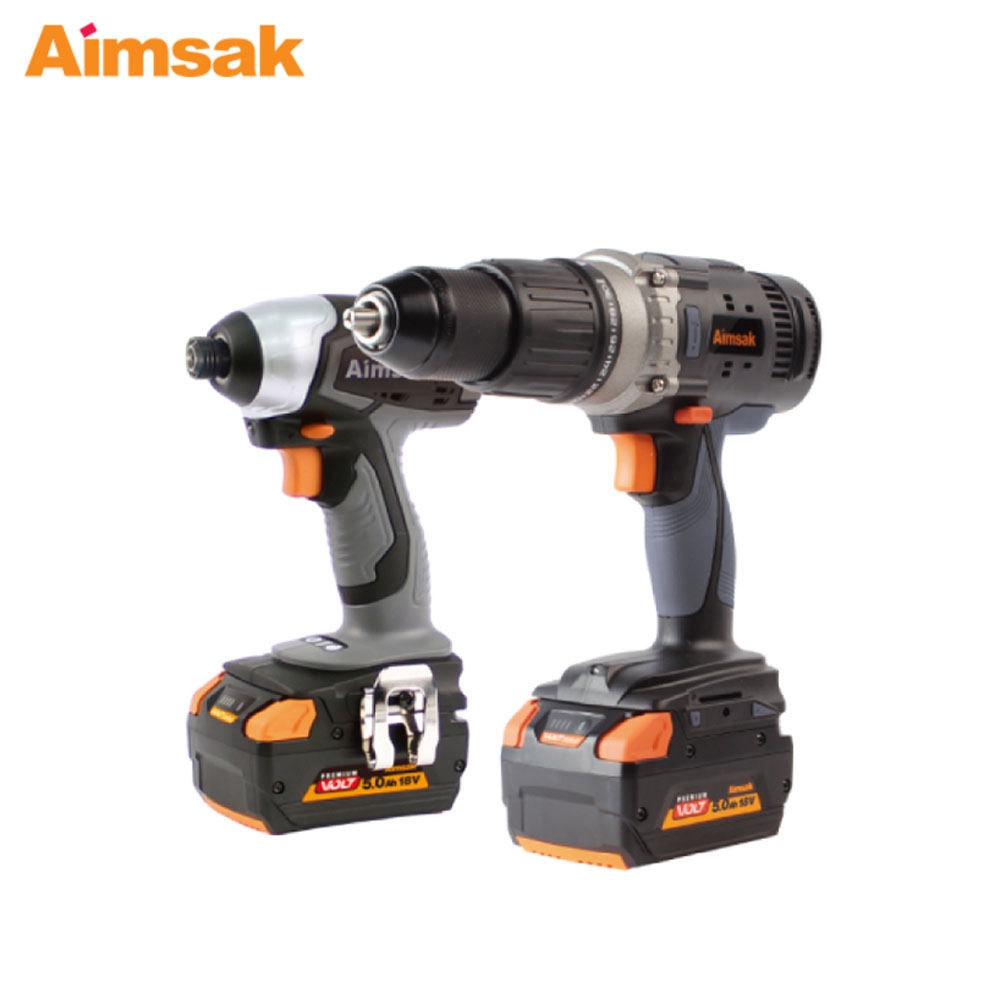 아임삭 충전임팩드라이버 임패트렌치 세트 18V 5.0Ah세트 AO818TM