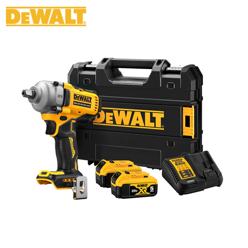 디월트 충전 미드토크 임팩트렌치 1/2 20V MAX 5.0Ah세트 DCF892P2T
