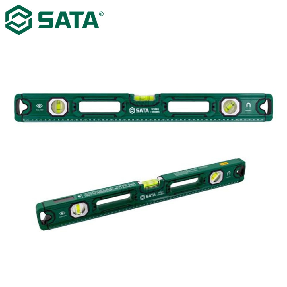 사타 자석수평기 광폭 고강도 자석 수평자 600mm 91645