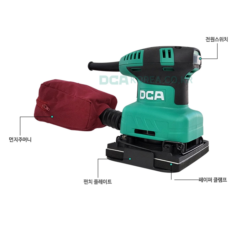 DCA 클램핑타입 사각샌더 200W ASB02-100
