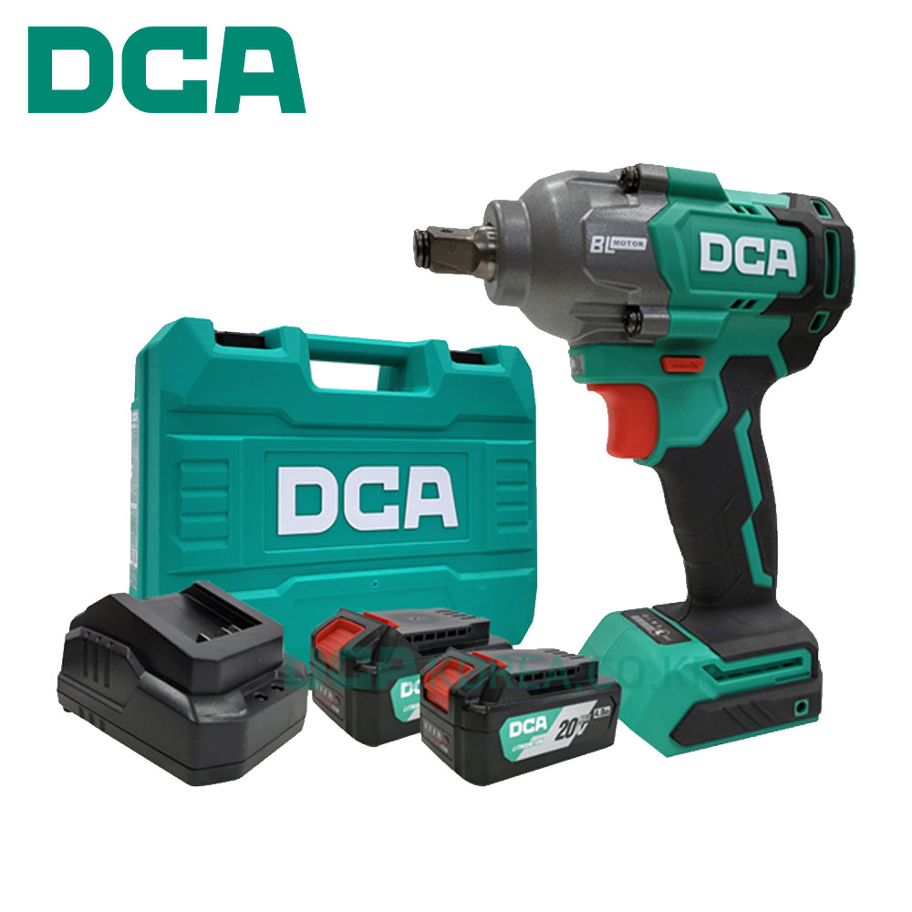 DCA 스마트 스탑기능 소켓S22 1/2 20V 4.0Ah 충전임팩렌치 ADPB488EM
