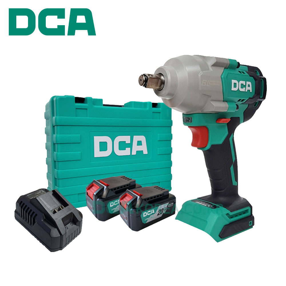 DCA 4단속도조절 1/2 20V 5.0Ah 2팩세트 충전임팩렌치 ADPB698FK