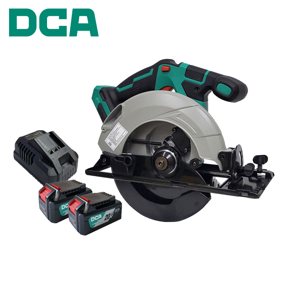 DCA 충전스킬 165mm 20V 5.0Ah 2팩 충전원형톱세트 ADMY165SFK