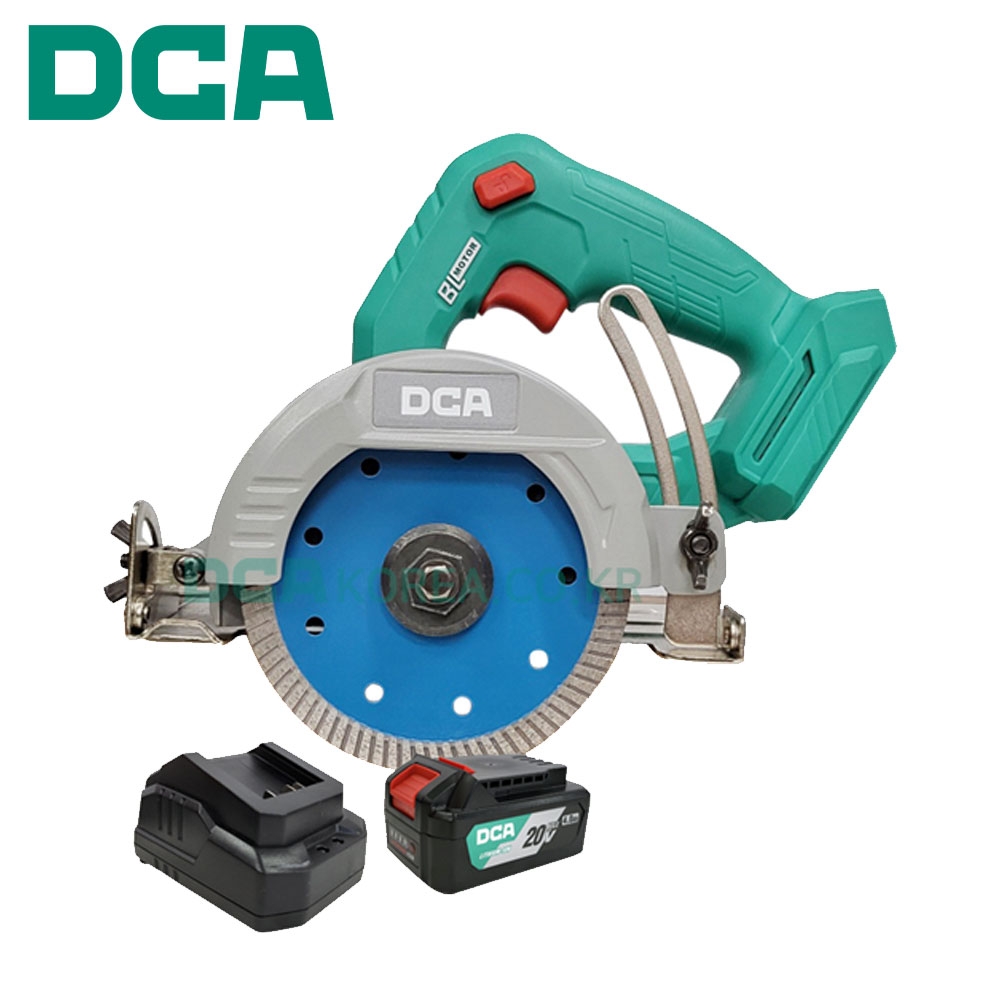 DCA 마블캇타 125mm 대리석 타일 20V 4.0Ah1팩 충전마블컷터 ADZE125DM