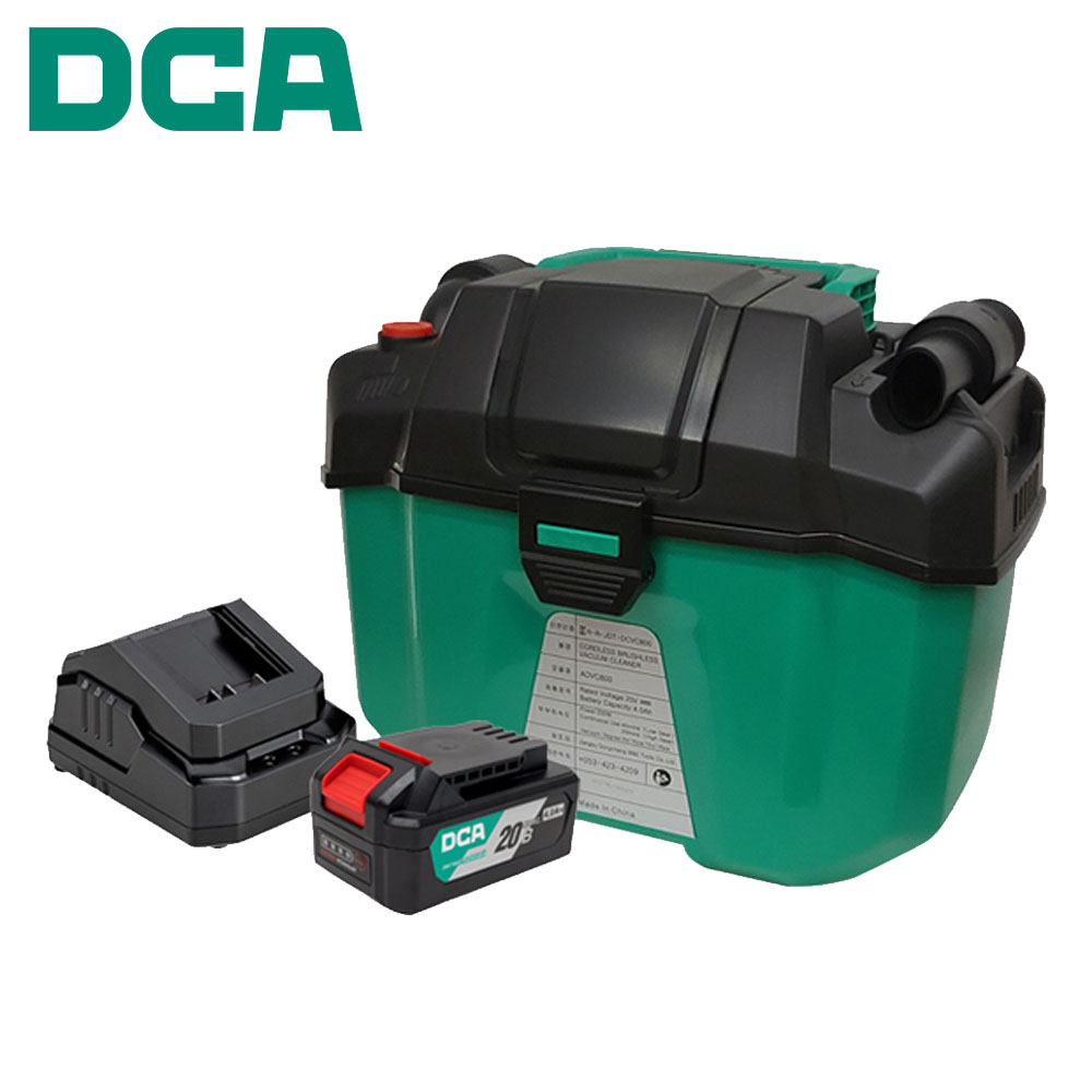 DCA 무선청소기 헤파필터 20V 4.0Ah 건습식 송풍 충전집진기 ADVC800DM