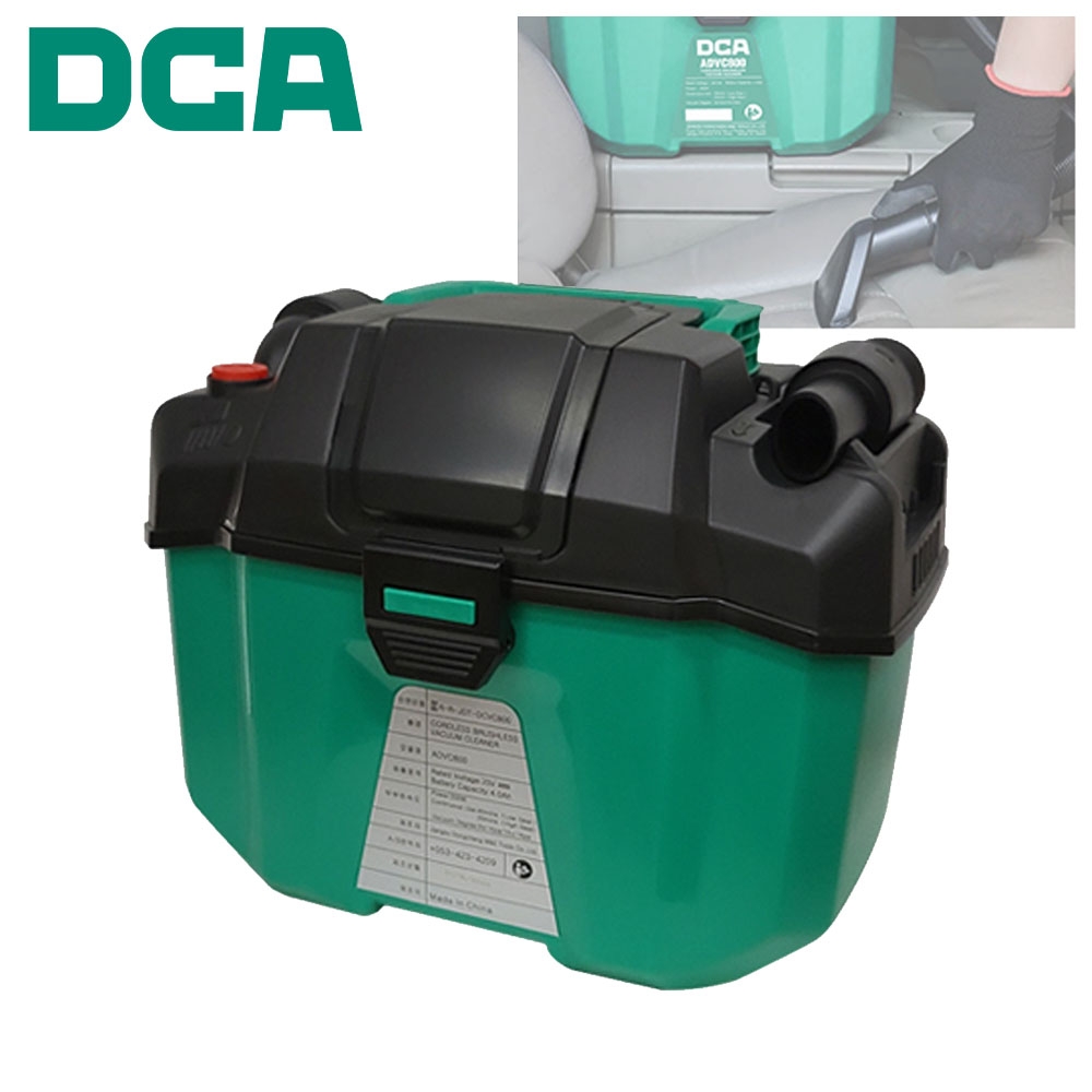 DCA 무선청소기 헤파필터 20V 건습식 송풍 속도조절 충전집진기 ADVC800Z 본체만