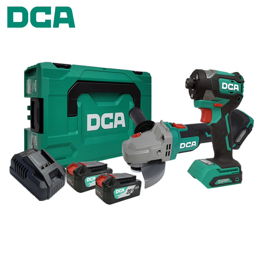 DCA 임팩드라이버 그라인더 20V 4.0Ah 급속충전기 충전콤보세트 ADKIT27EK