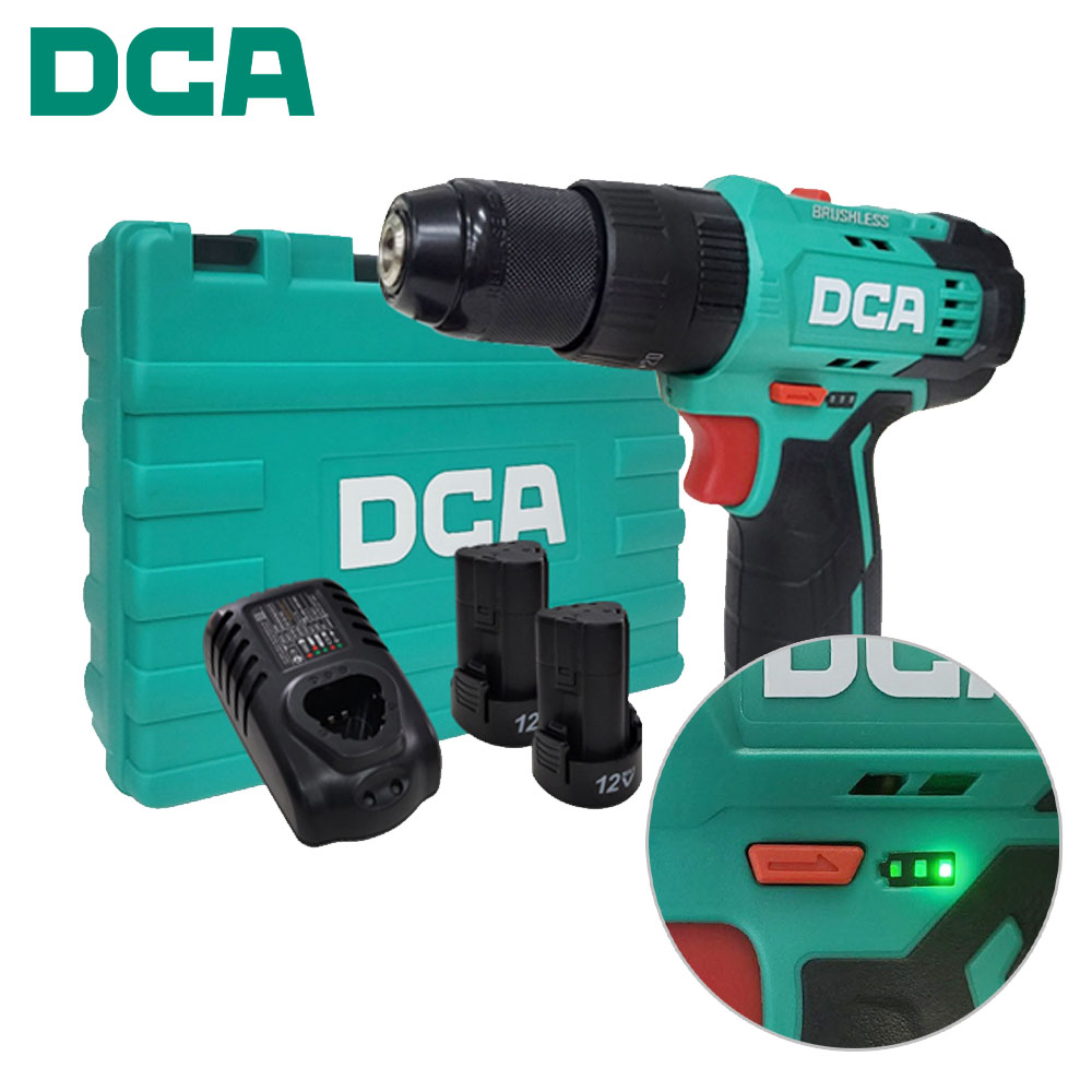 DCA BL모터 2단조절 메탈척 20V 2.0Ah 2팩 충전함마드릴 ADJZ23-10IEK