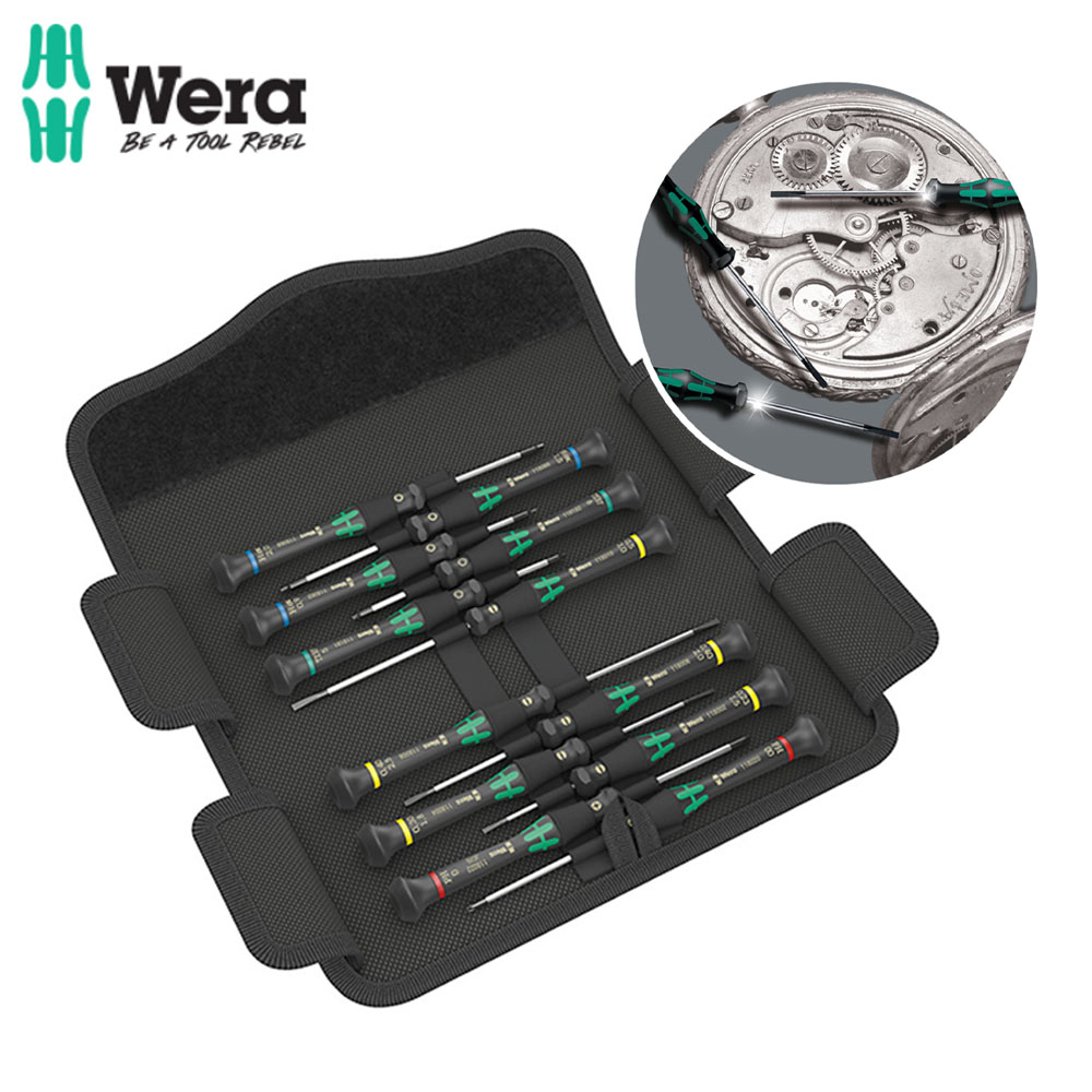 베라 정밀기계작업용 12PCS 마이크로12 스크류 드라이버세트 05073675001