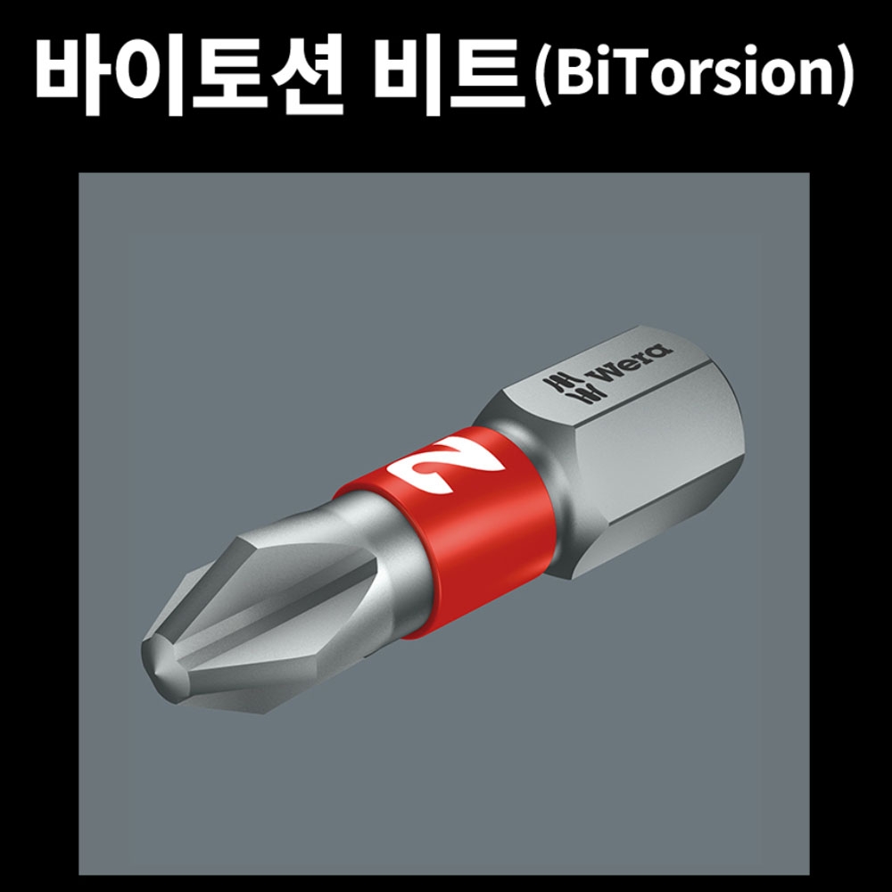 베라 내장형 비트창 주먹탄창비트세트 6PCS 05008873001