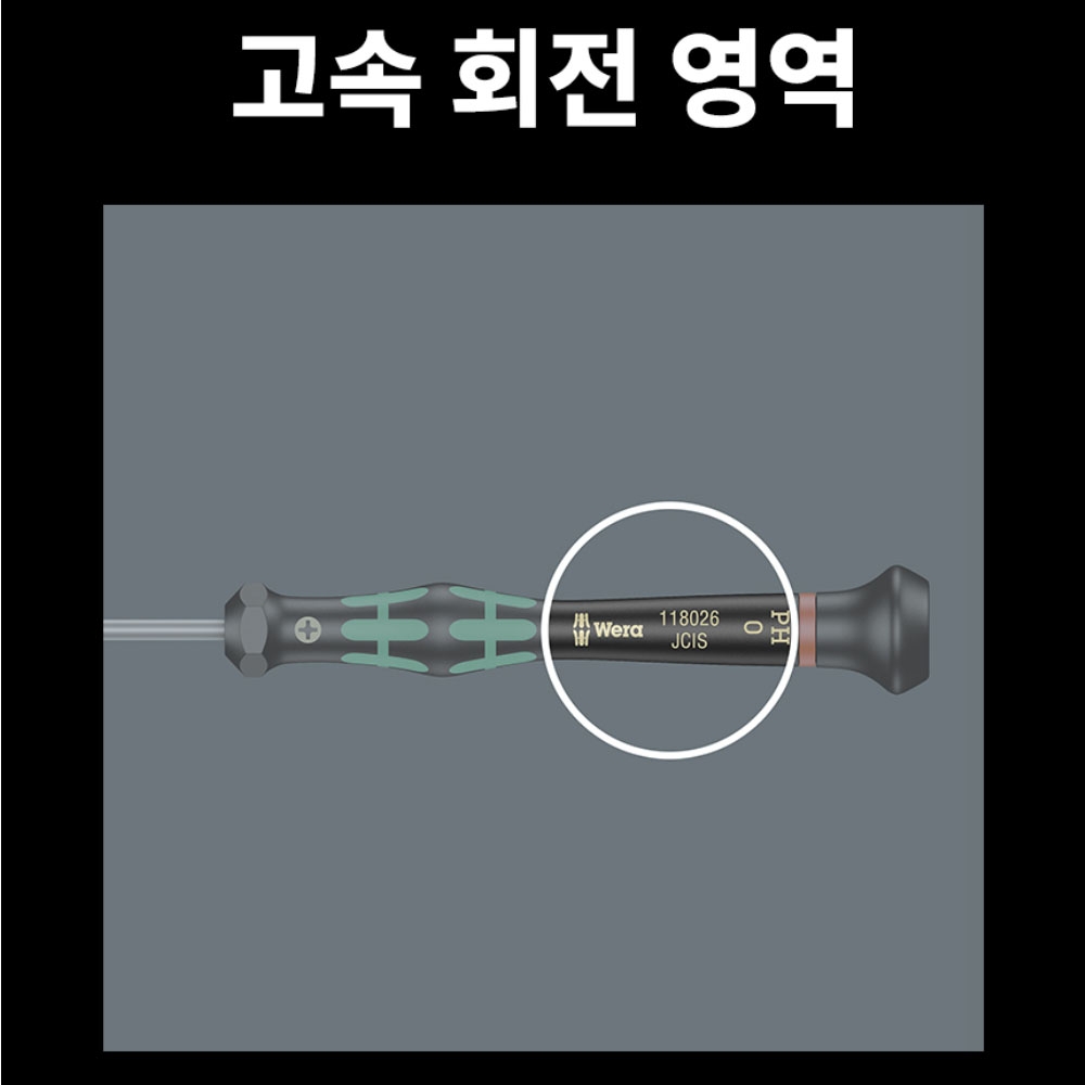 베라 2050 십자 정밀 스크류드라이버 40-60mm 선택구매 05118019001