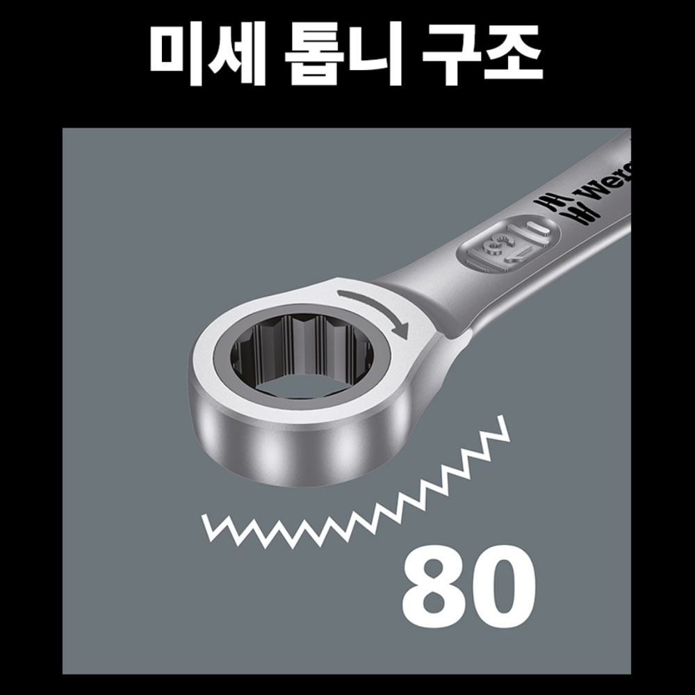 베라 6000 조커4Set1 콤비네이션 라쳇 렌치세트 4PCS 05073290001