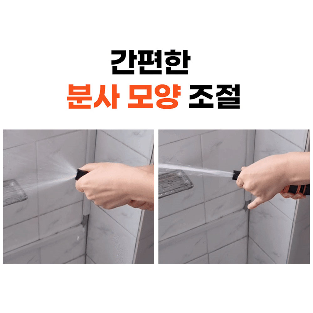 켄도 세차 원예 물청소 농업 1/2 2타입 일자 물 분사기 60651
