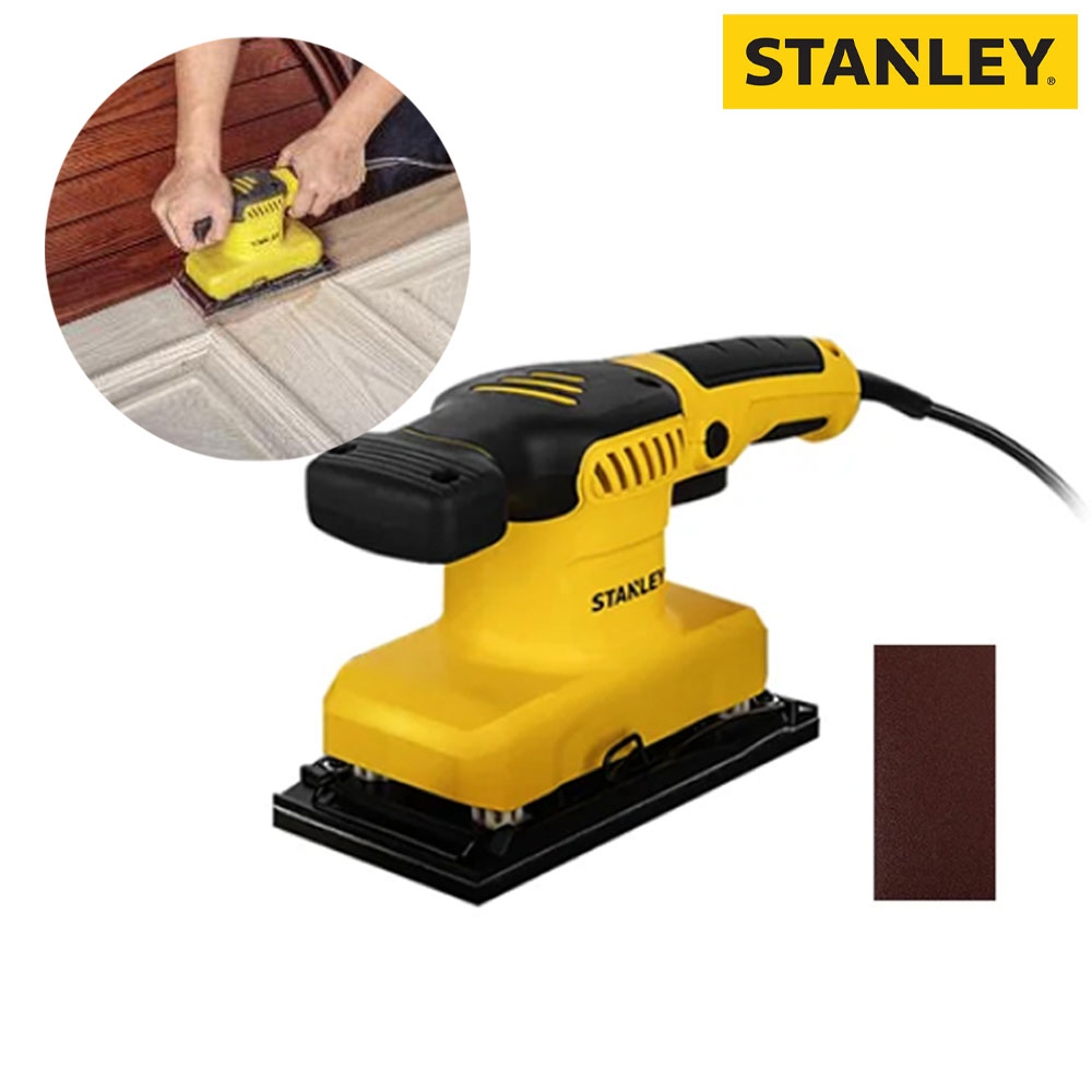 스탠리 목재 광택 퍼티 페인팅 평면 작업 240W 목재 사각샌더 SS28