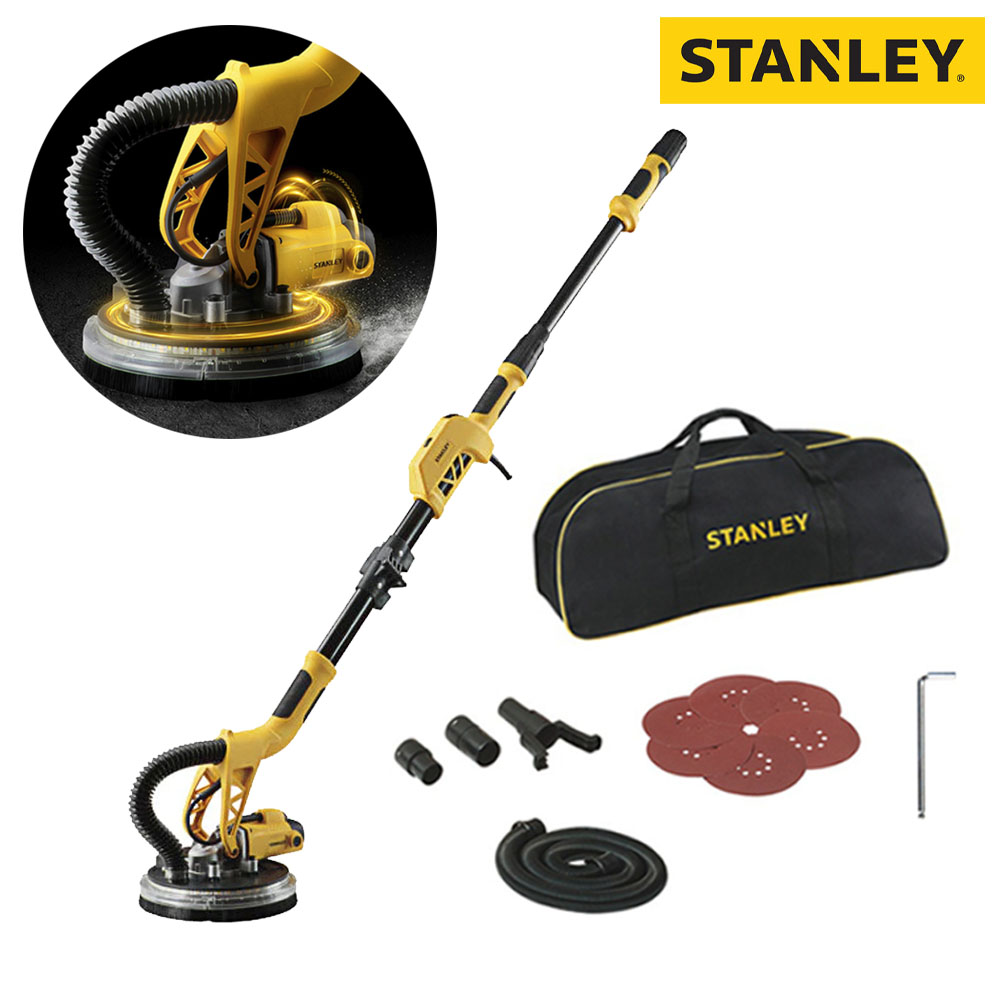 스탠리 각도조절 벽면 천정 샌딩 750W 드라이월샌더 SW75