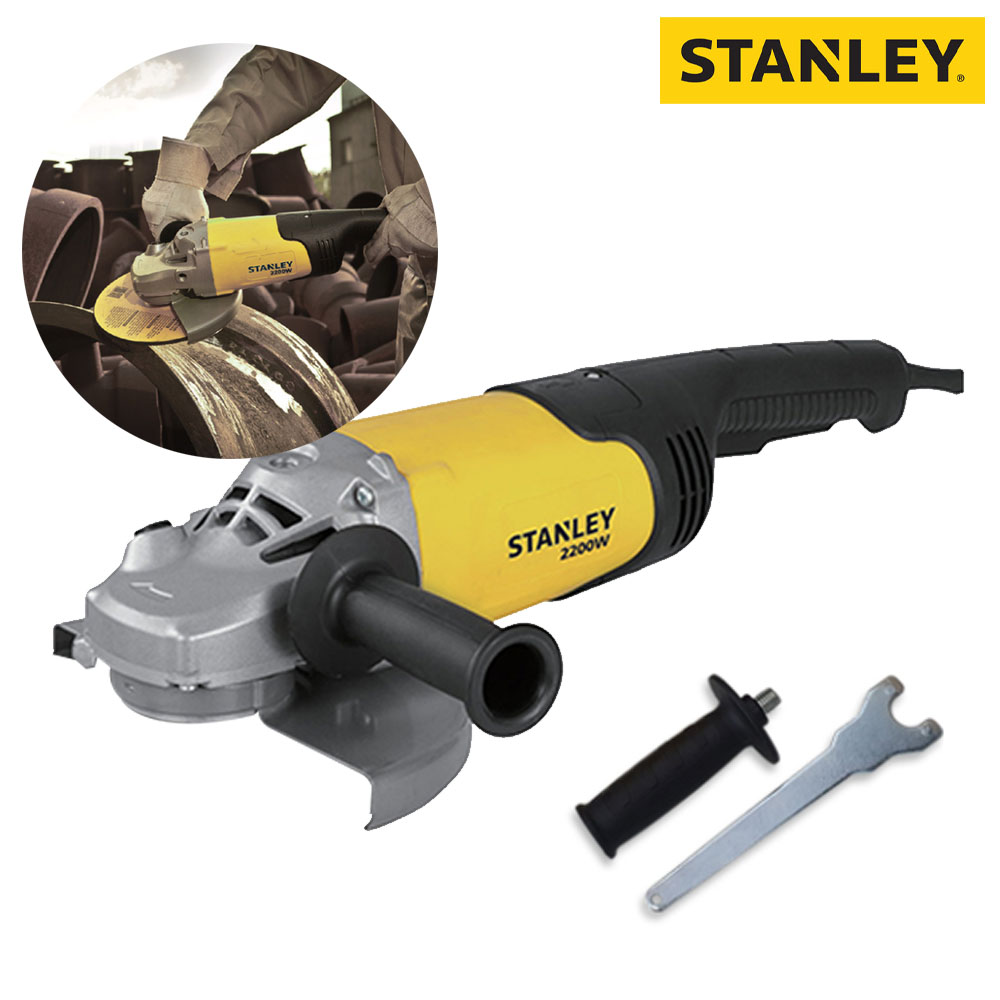 스탠리 소프트스타트 2200W 230mm 전기 앵글그라인더 SL229S