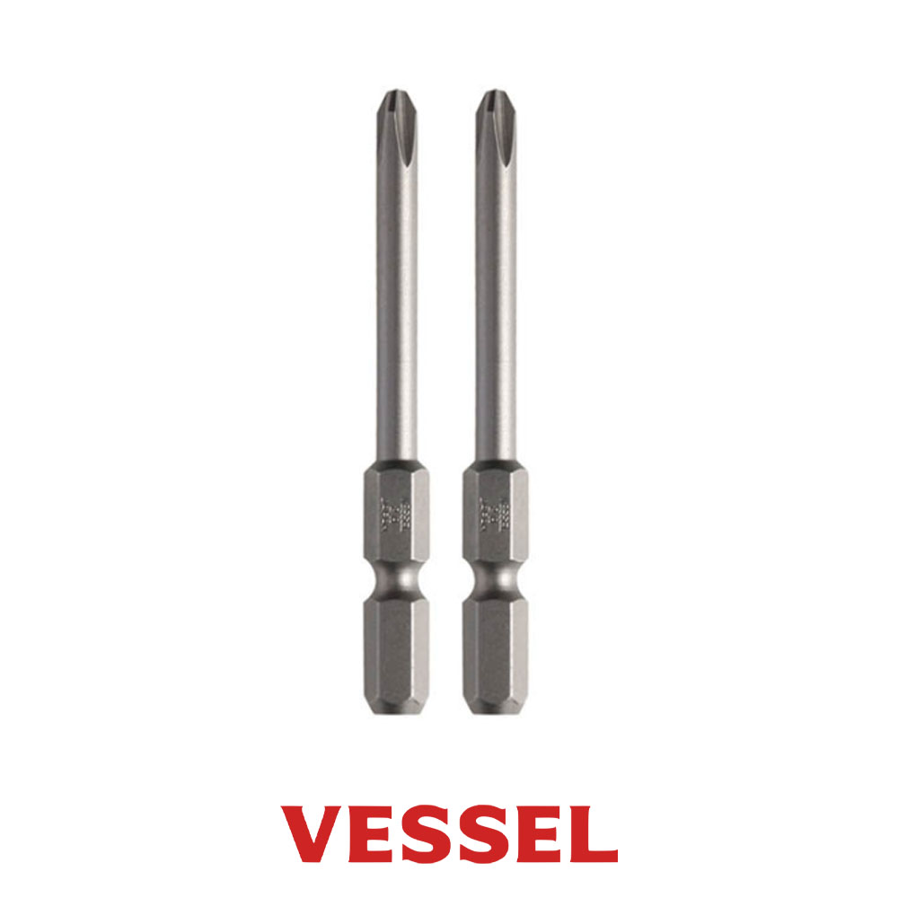 베셀 이단 십자 빗트날 2x65mm 2PCS 도금파워비트 SGM-162065