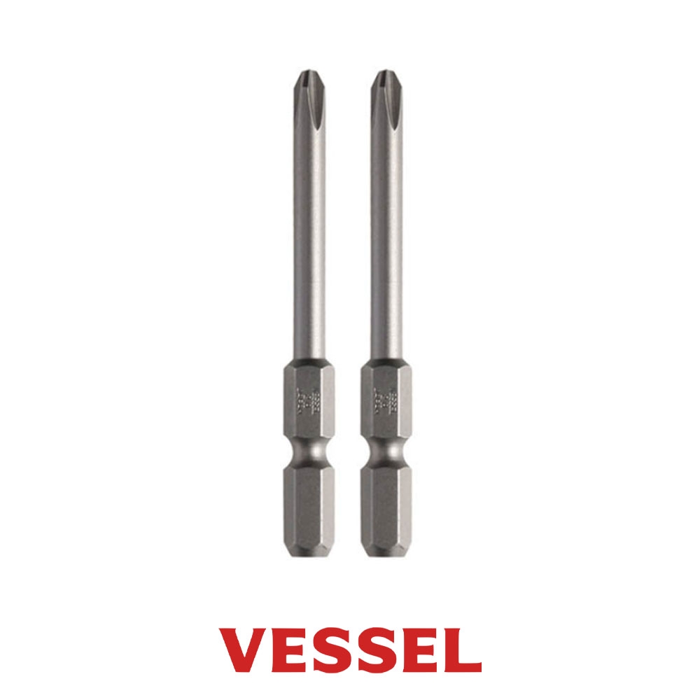 베셀 이단 십자 빗트날 2x65mm 2PCS 도금파워비트 SGM-162065