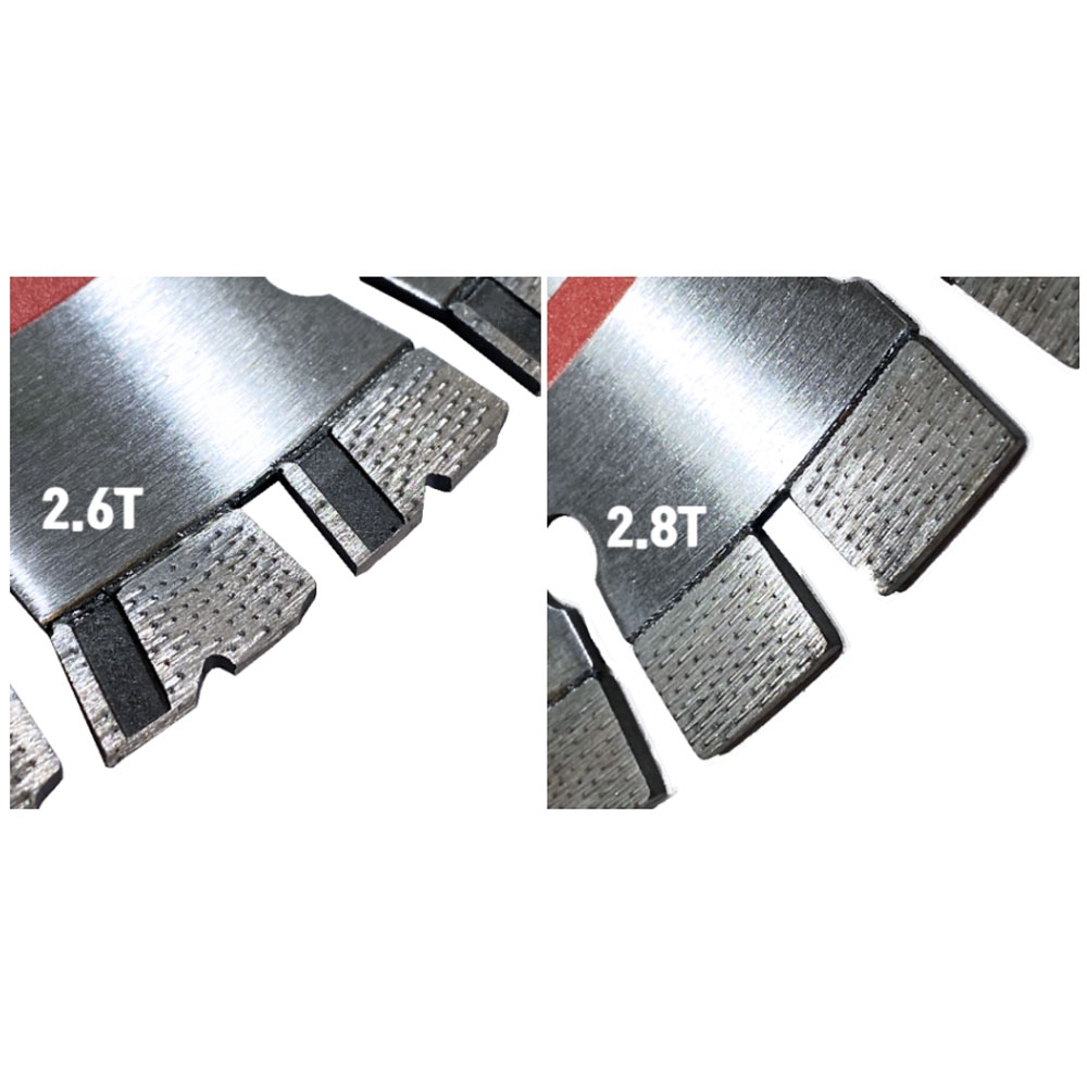 DMB 타이탄 철근콘크리트 옹벽 정배열 벽면용 컷팅날 400mm 2.6T 12W 20L