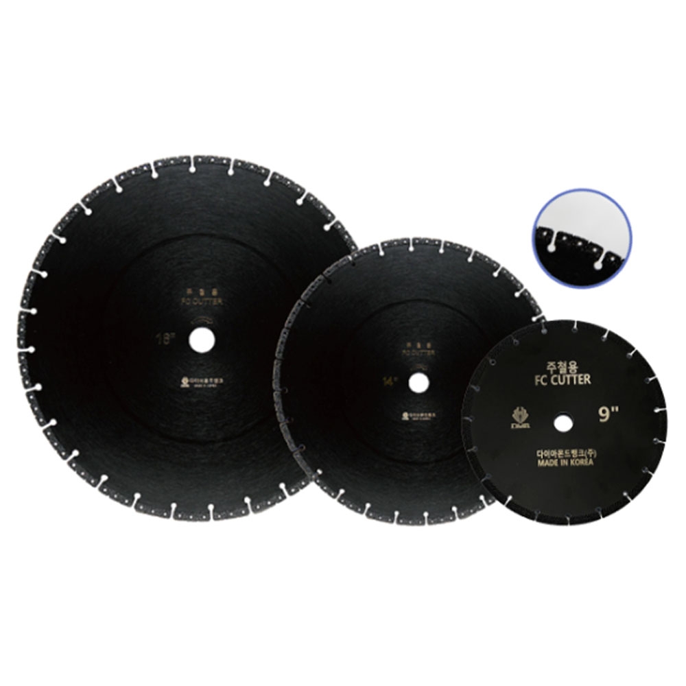 DMB 콘크리트 석재 벽돌 철근 동관 PCV관 나무 섬유판 주철용 융착쏘 225mm