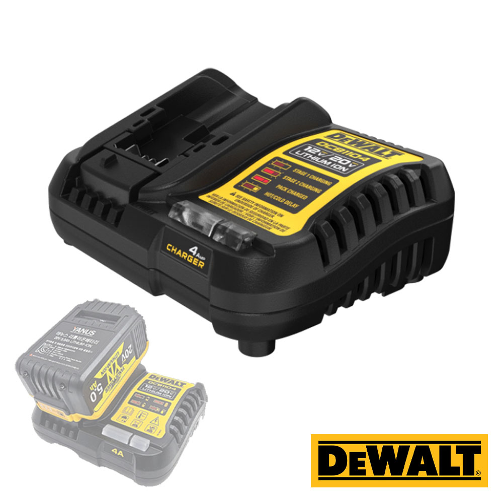 디월트 고속 리튬이온 급속 충전기 슬라이드타입 12-20V MAX DCB1104
