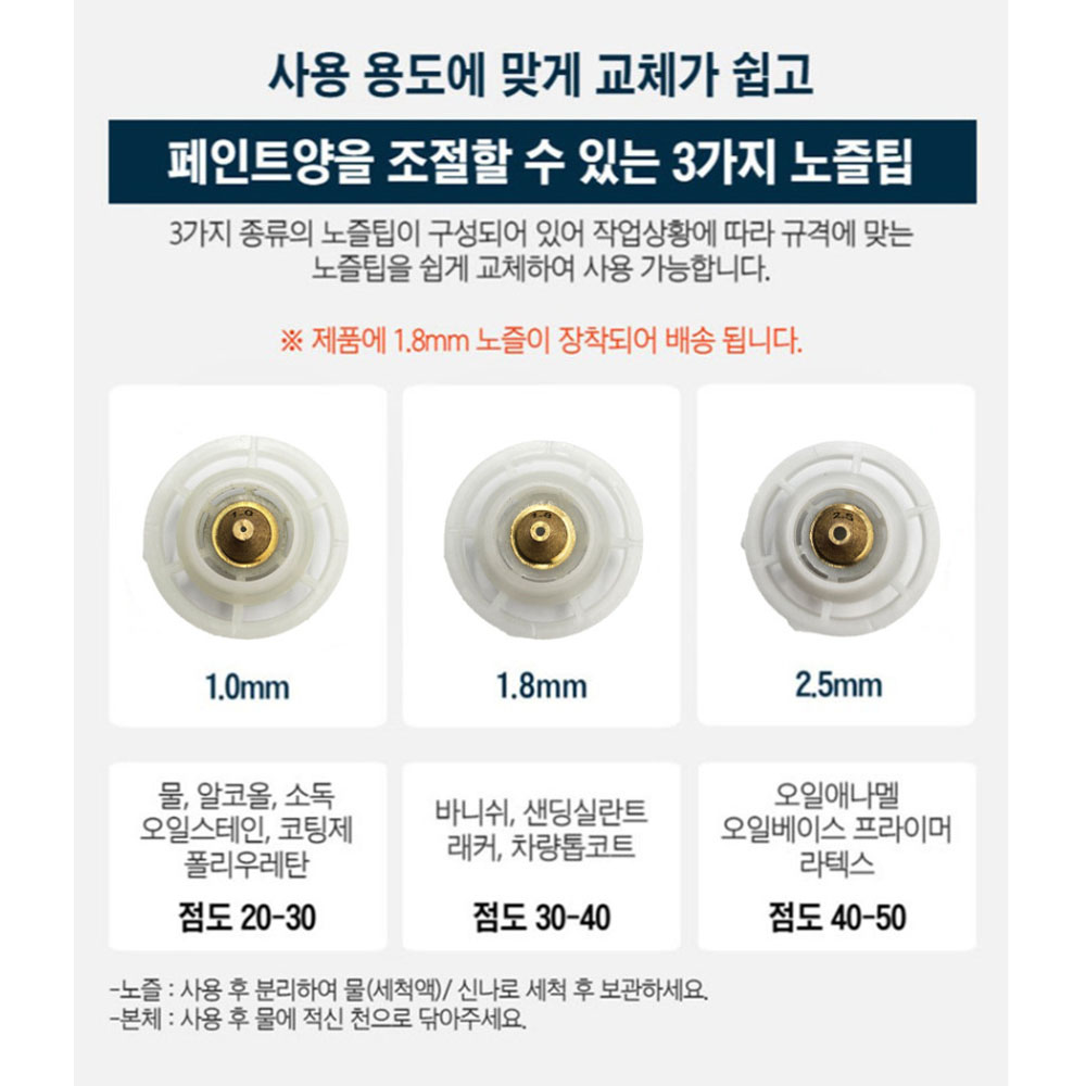 브라보 도색 도장 페인트건 디월트호환배터리 18V 5.0Ah 충전스프레이건 BR-5002
