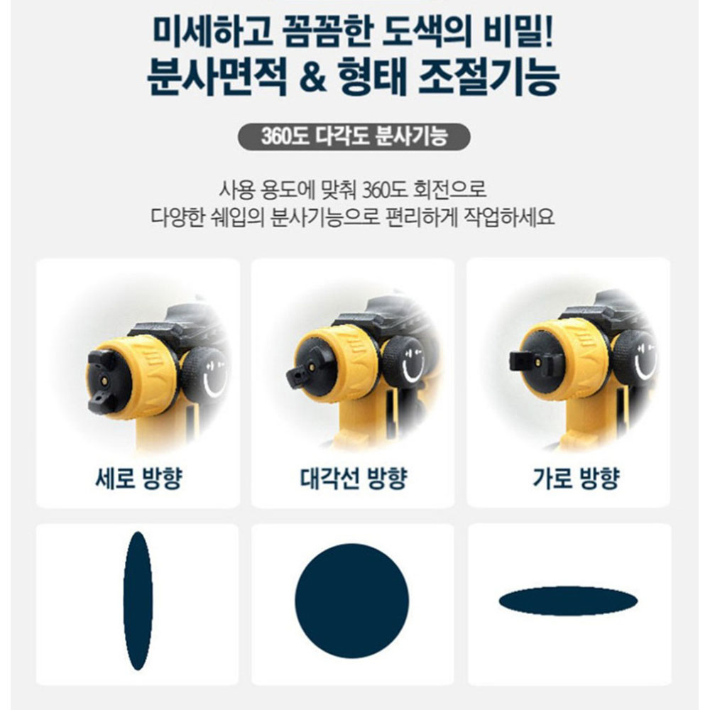 아누스 페인트건 도장 도색 마끼다호환배터리 18V5.0Ah 충전스프레이건 ANUS-5001