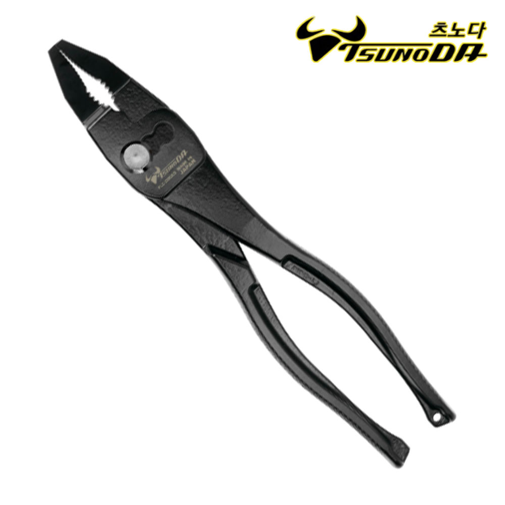 츠노다 좁은곳 번선 철사 철선 평행홀 200mm 초박형 홀딩플라이어 직형 PLC-200GUS