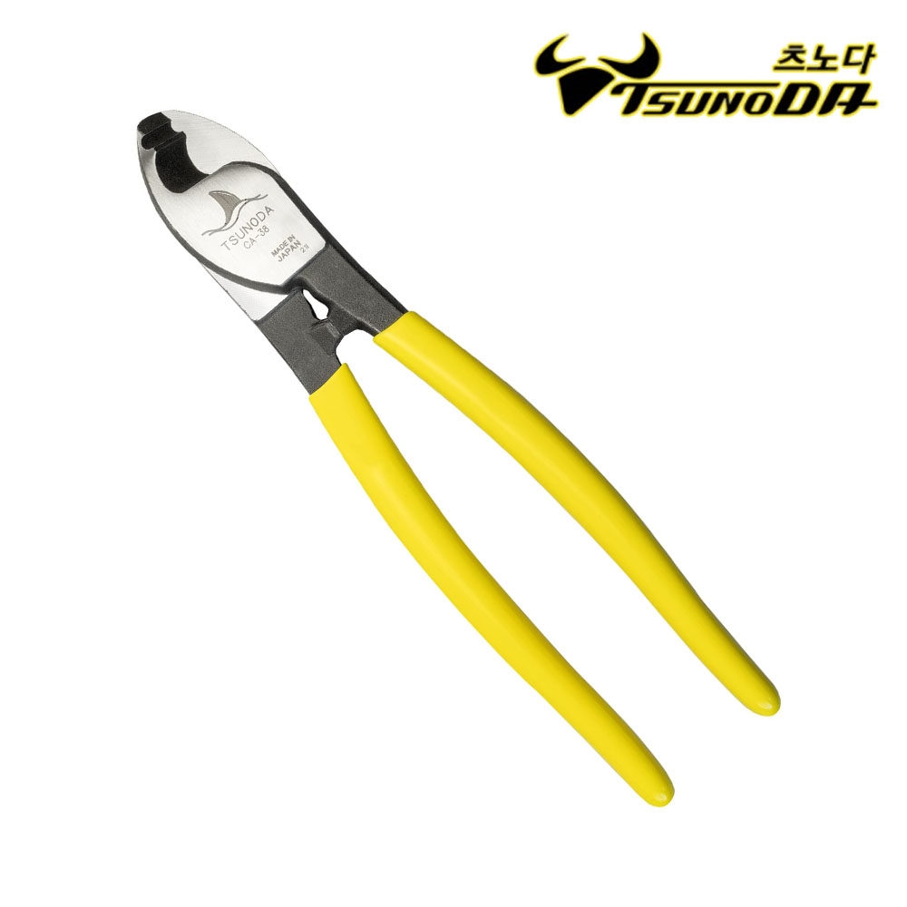 츠노다 IV선 VVF케이블 절단 피복 플라이어 150mm 케이블커터 CA-22