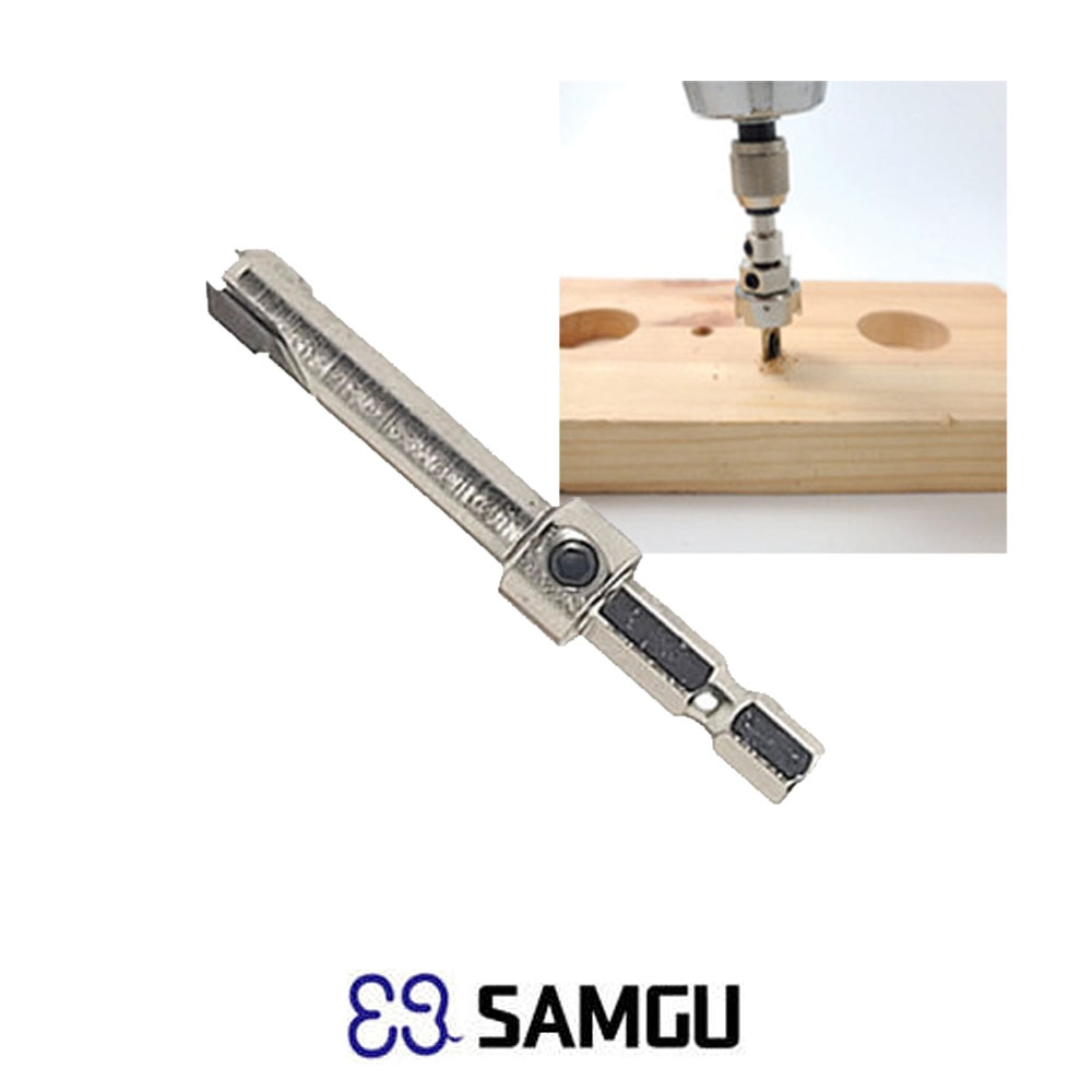 삼구초경 천공 이중드릴비트 8mm 임팩용 육각접시비트 롱타입 SA2-L38