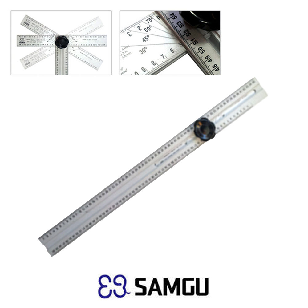 SG 각도조절 직각자 접이식 눈금자 접이식 T스퀘어 600mm