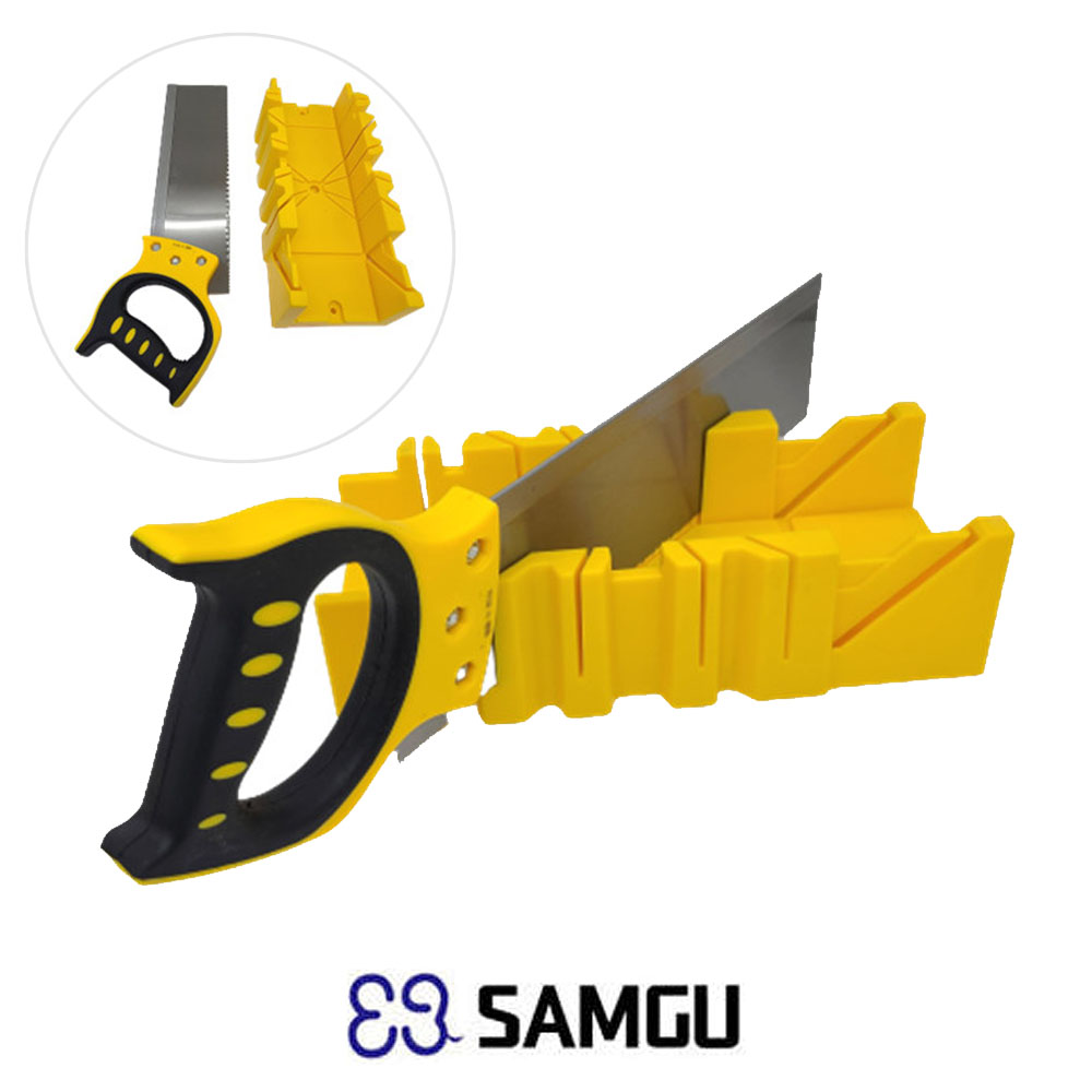 삼구 몰딩톱 톱질대 나무 목재절단 각도재단 톱가이드 각도틀세트