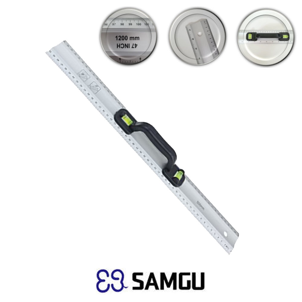 SG 알루미늄 손잡이자 600mm 가이드직자 SG-L600