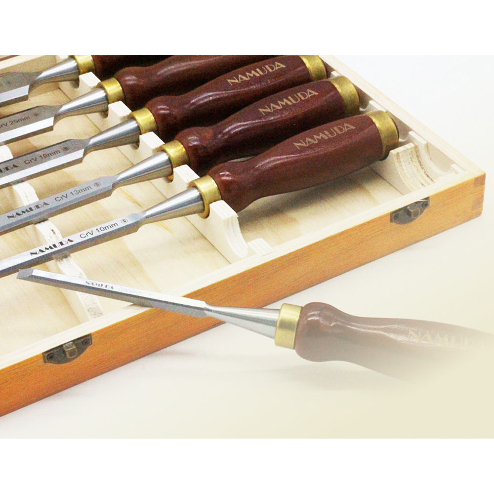 나무다 목공작업 우드끌 6PCS 목공용 끌세트 WD-06P