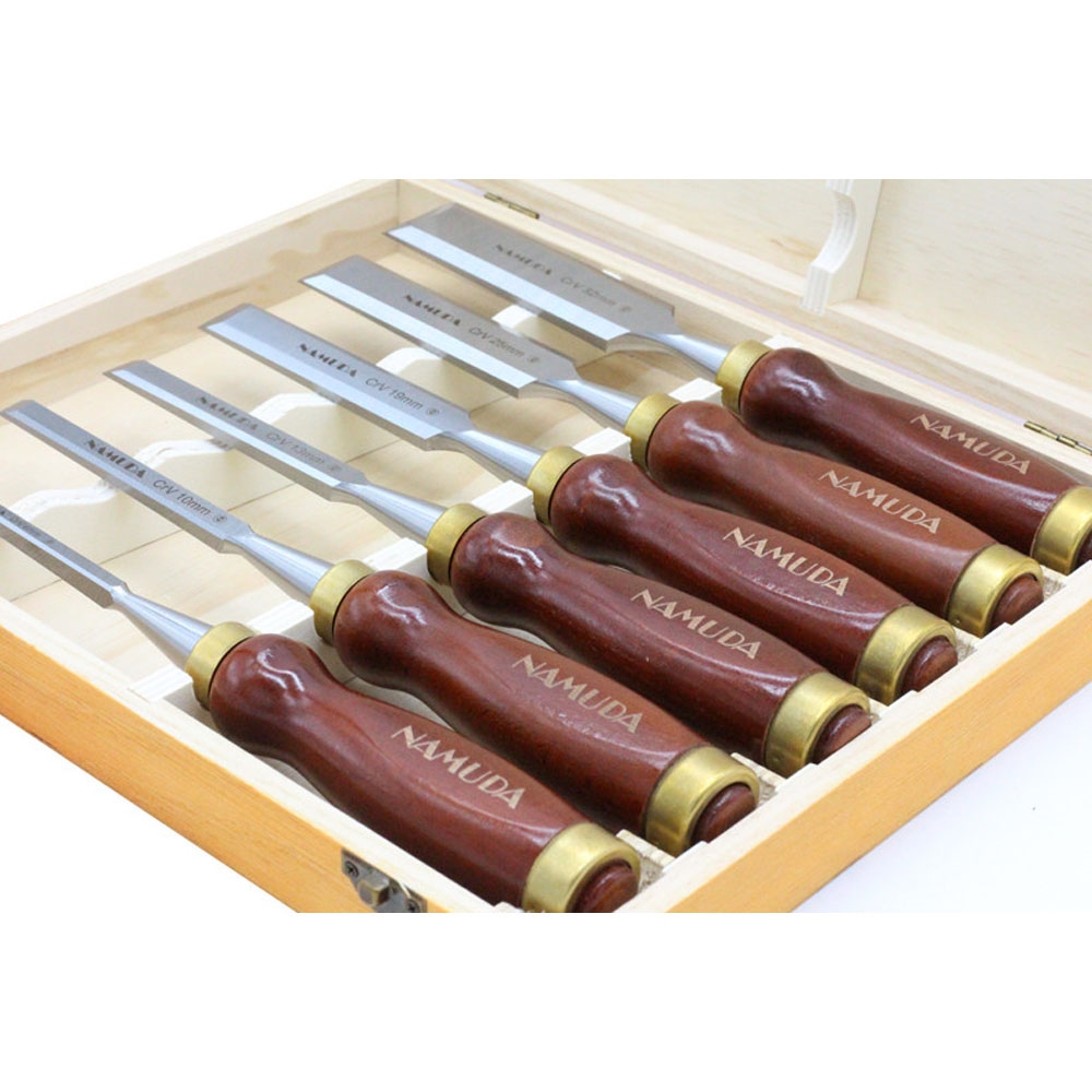 나무다 목공작업 우드끌 6PCS 목공용 끌세트 WD-06P