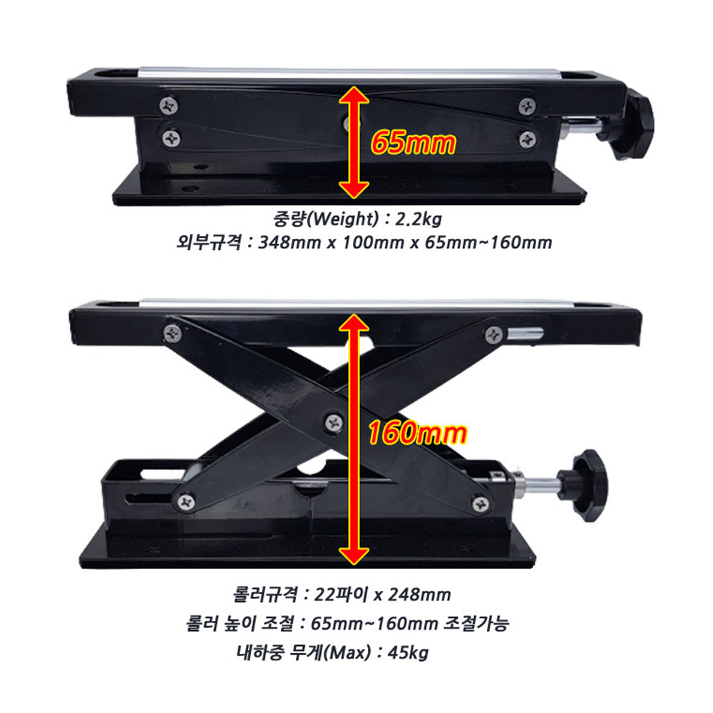드래곤 절단기 지지대 보조로라 미니보조롤러 SR-1