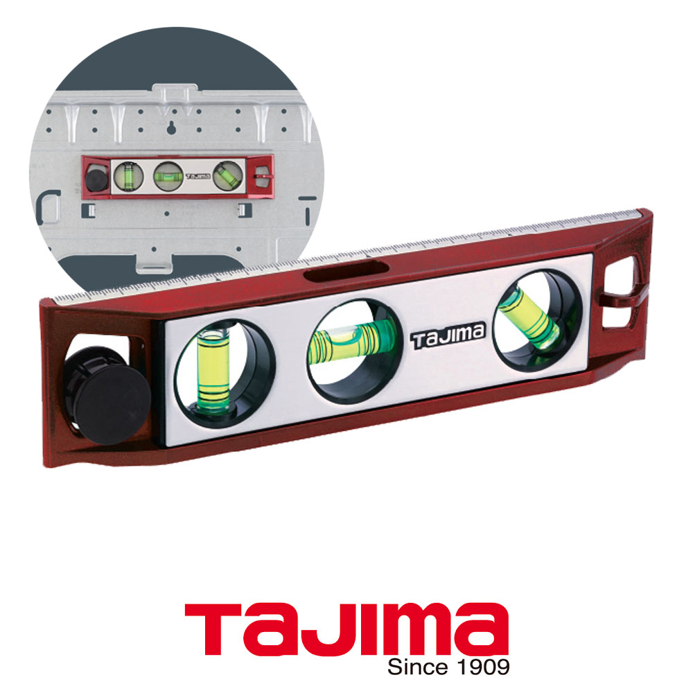 타지마 자석부착 에어컨 설치용 안전 설비용 수평기 SFSKL-M210R
