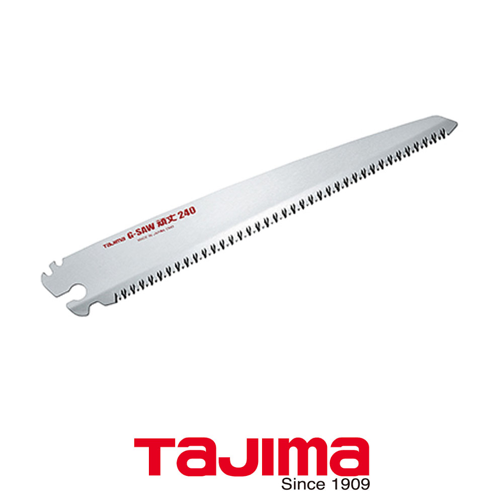타지마 G-SAW 합판 목재 원예 교체톱날 240mm 골드 접톱날 GKB-240