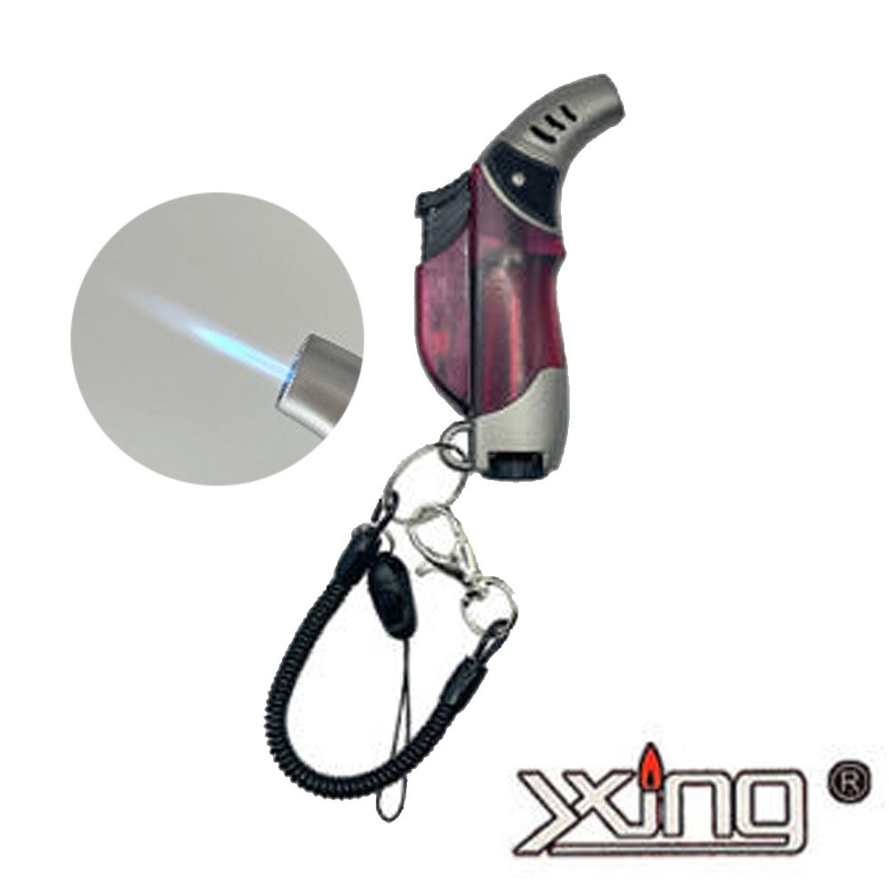 XING 가스토치 고화력 권총형라이타 가스충전식 1구 터보라이터 코일고리형