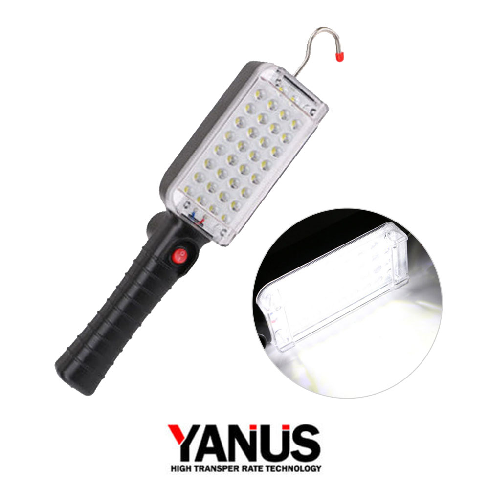 아누스 360도 회전고리 카센타조명 자동차정비 LED 34구 충전 작업등 ZJ-859
