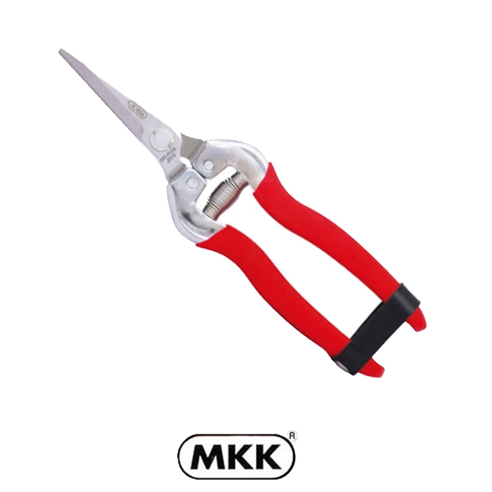 MKK 적과가위 170mm TH-170 과일 채소 수확 원예 꽃 날끝휘어짐
