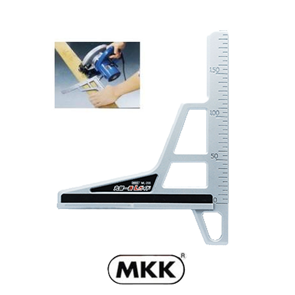 MKK 200mm 목공용 직각자 ML-200 각도자 연귀자