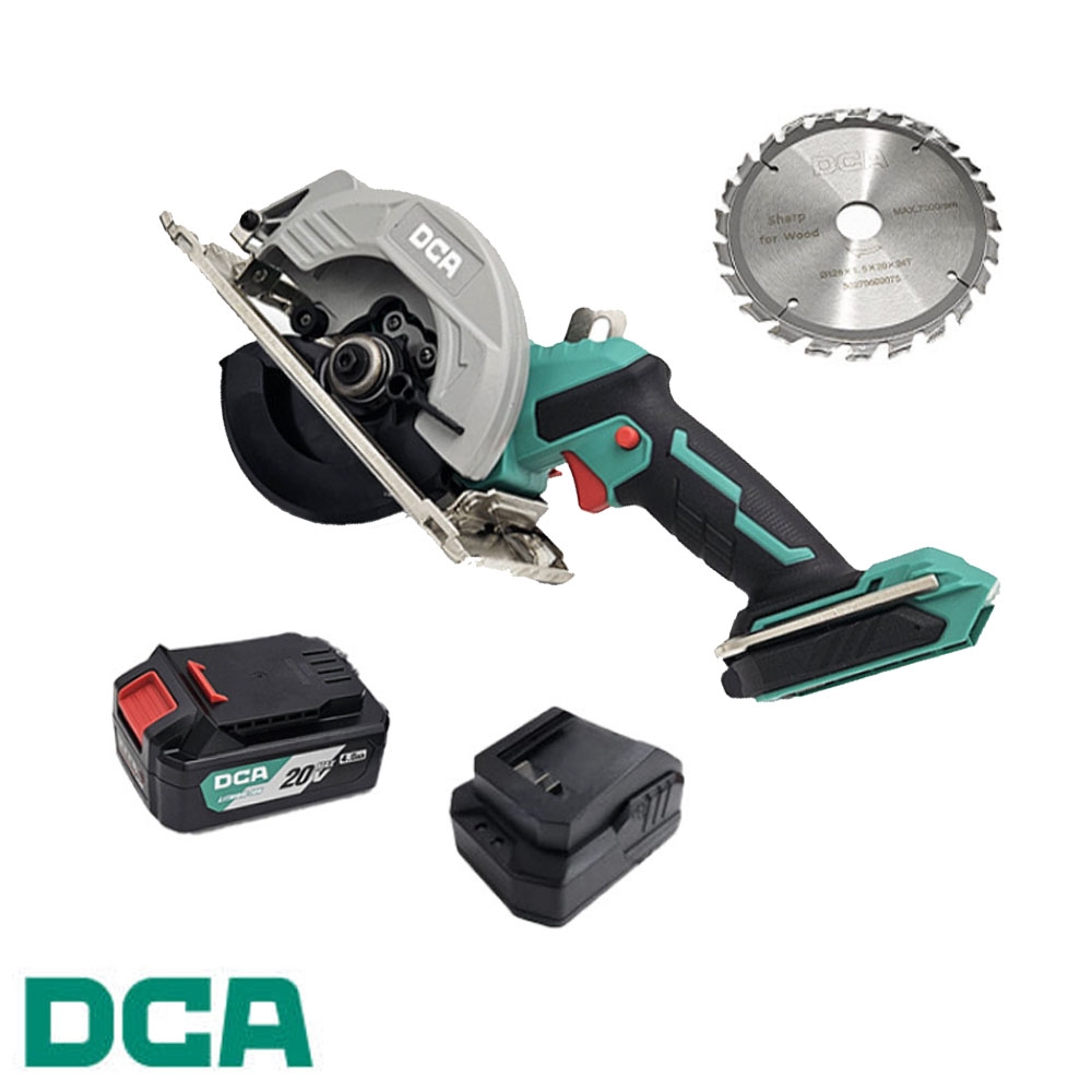 DCA 충전스킬 125mm 20V 4.0Ah 1팩 충전원형톱세트 ADMY125BM