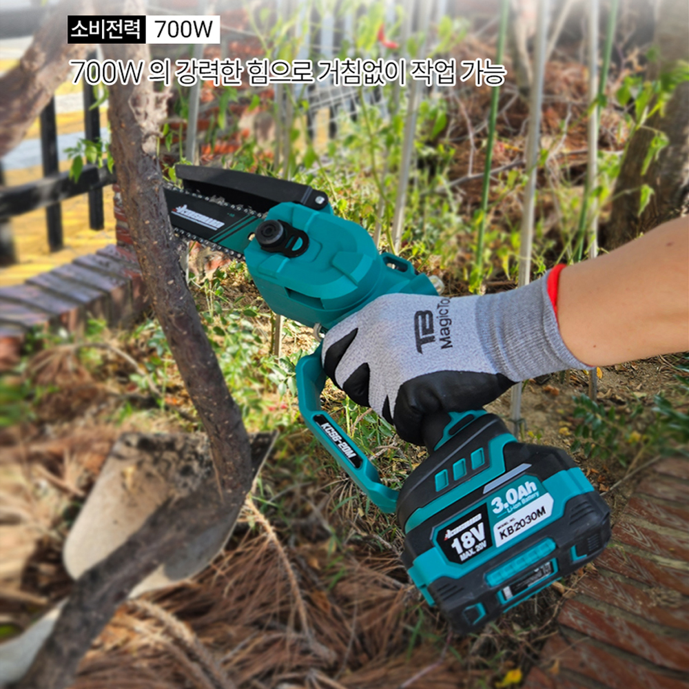 가시와 160mm 마끼다호환 18V 충전체인톱 KCS6-20M 본체만
