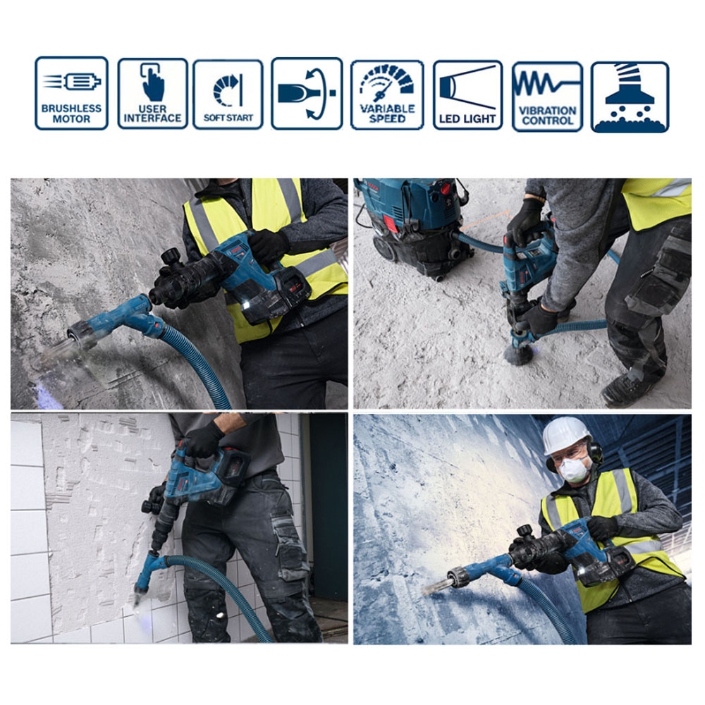 보쉬 SDS MAX 뿌레카 치즐링 18V 충전파괴함마 GSH18V-5 본체만