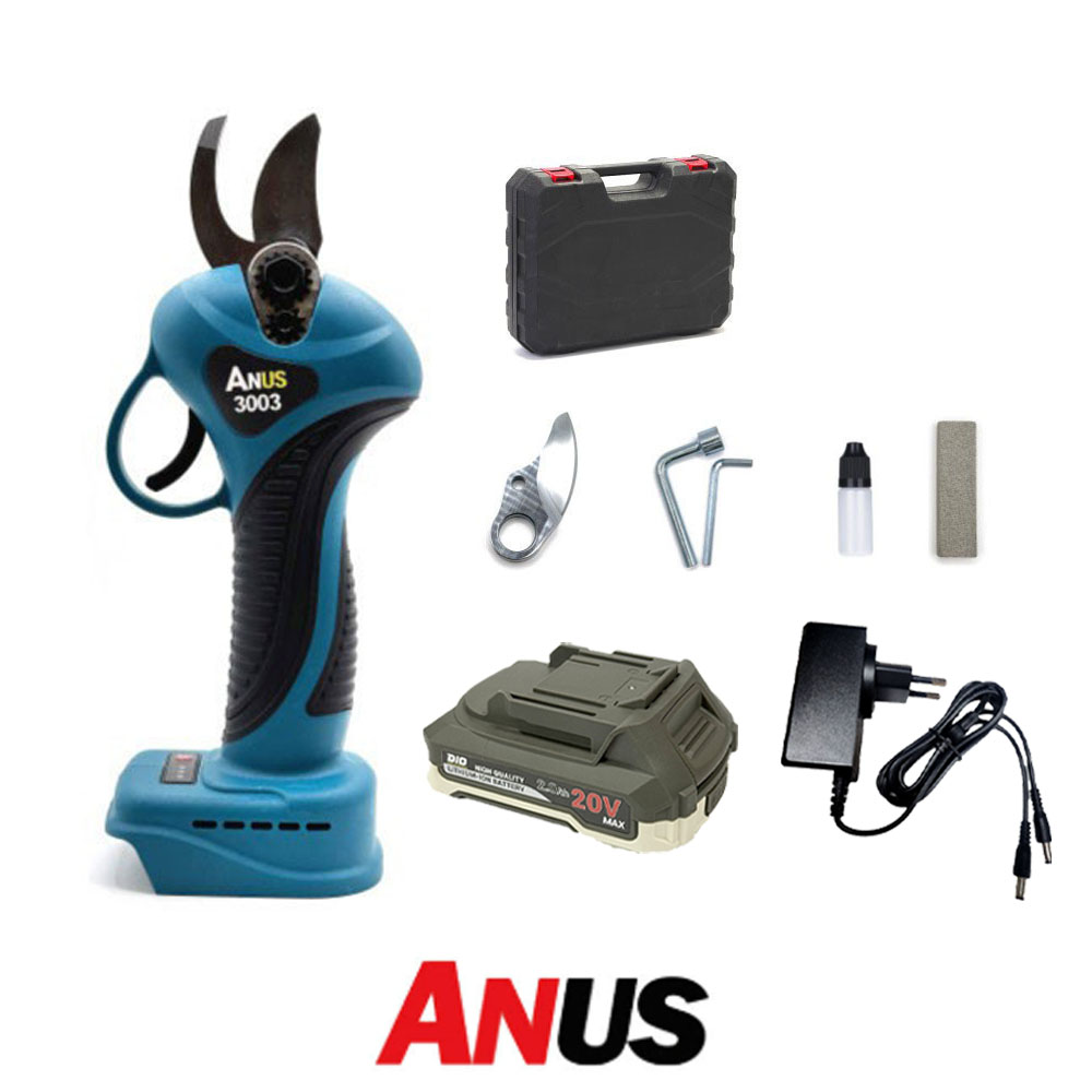 아누스 마끼다호환 디오배터리세트 20V 2.0Ah 25mm 충전전지가위 ANUS-3003