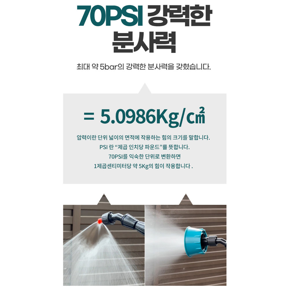 미라클 농약 제초 마끼다호환 디오배터리 20V 2.0Ah 15L 충전분무기 MBS-15