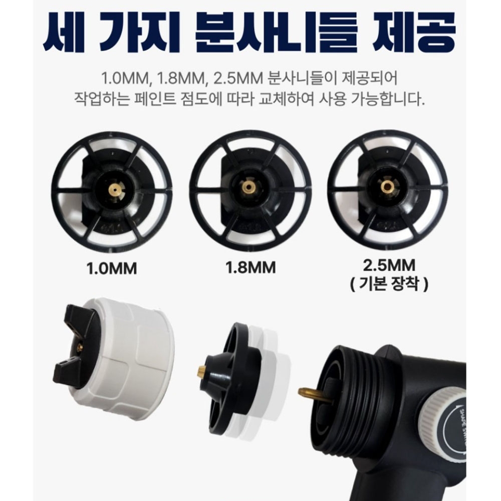 신풍 마끼다호환 디오배터리 20V 2.0Ah 도색 도장 페인트건 충전스프레이건 SP-100