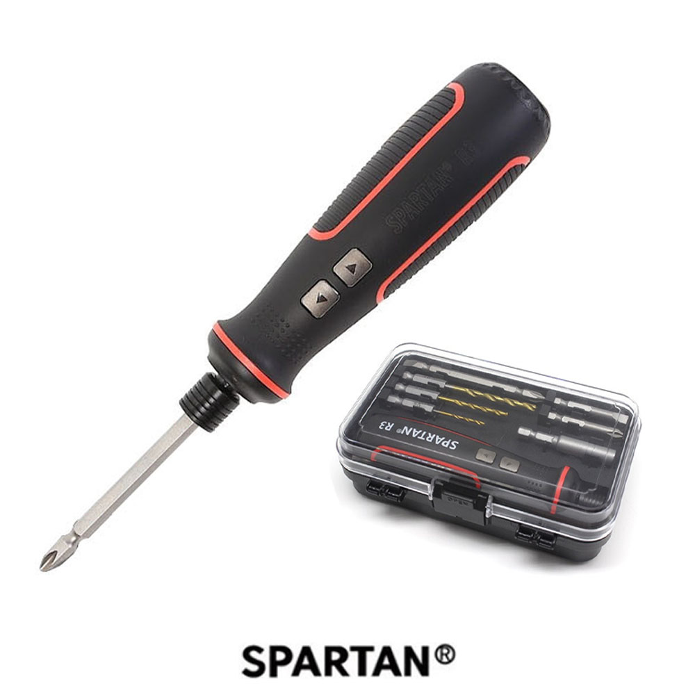 스파르탄 3.6V 2.0Ah 31PCS악세사리 C타입 USB 충전드라이버 R3 플래티넘